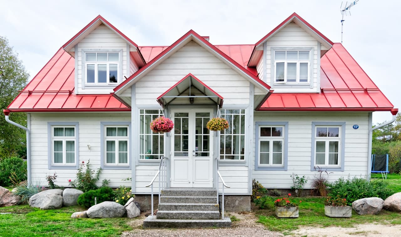 A suburban backyard — the considered space where listing-video trade-offs get weighed